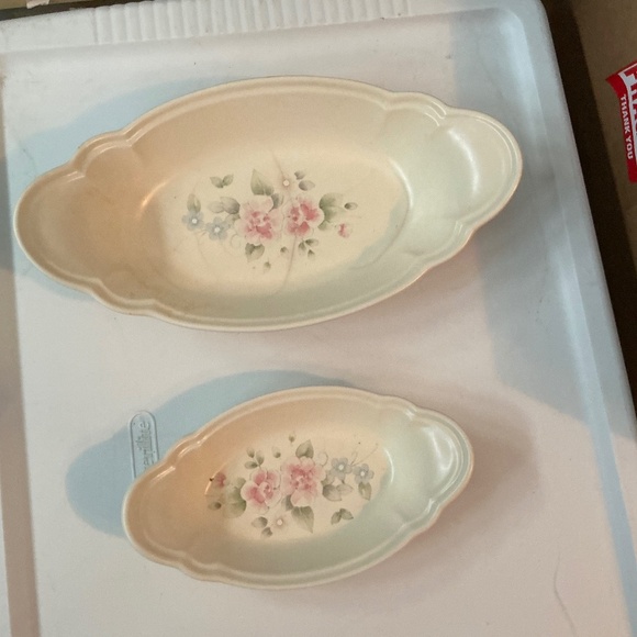 Pfaltzgraff tea rose augratin dishes, 2 - Picture 1 of 1